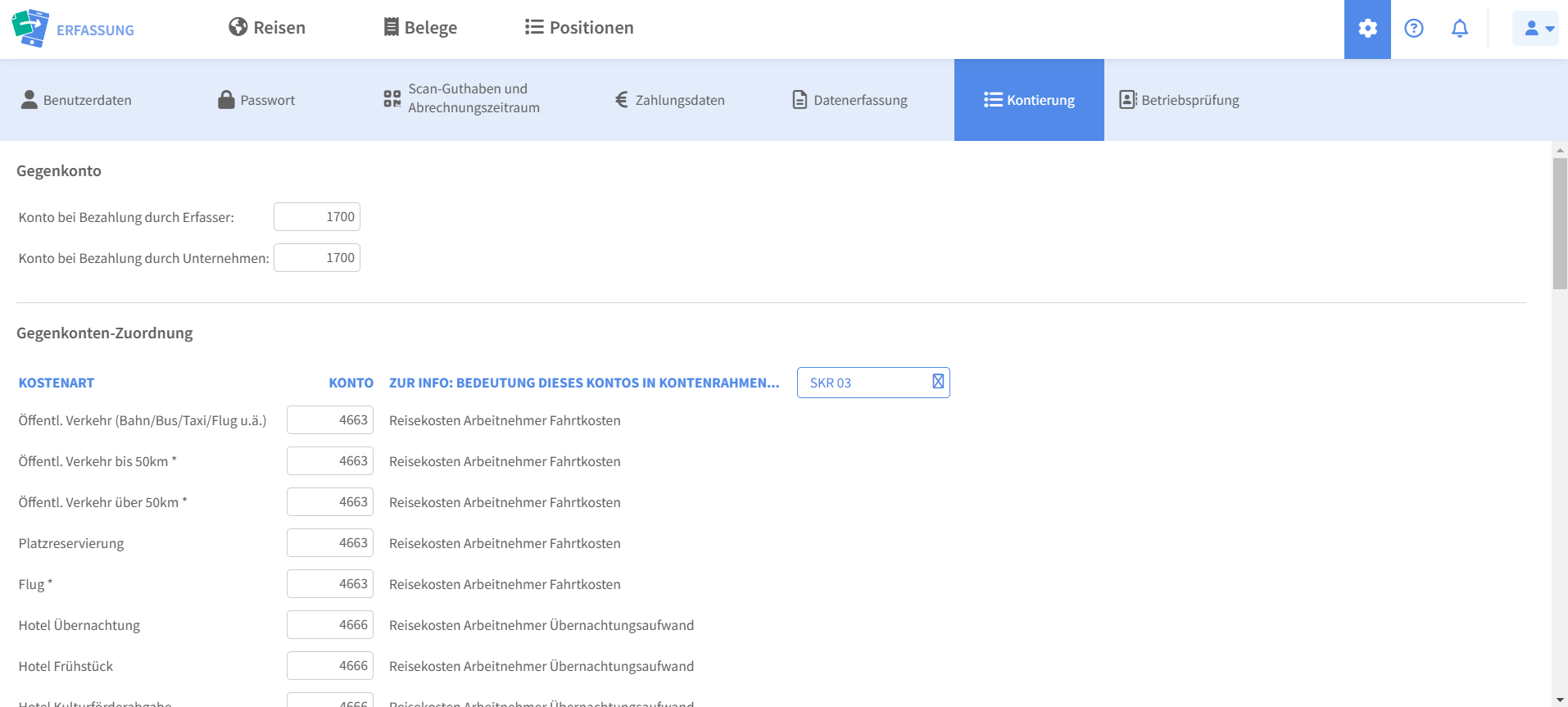 Kontierung Kontierung